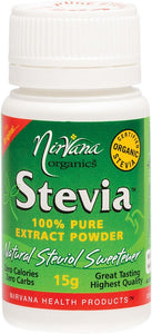 NIRVANA Stevia  100% Pure Extract Powder 15g