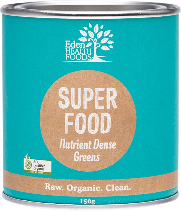 EDEN HEALTHFOODS Superfood  Certified Organic Greens Powder 150g