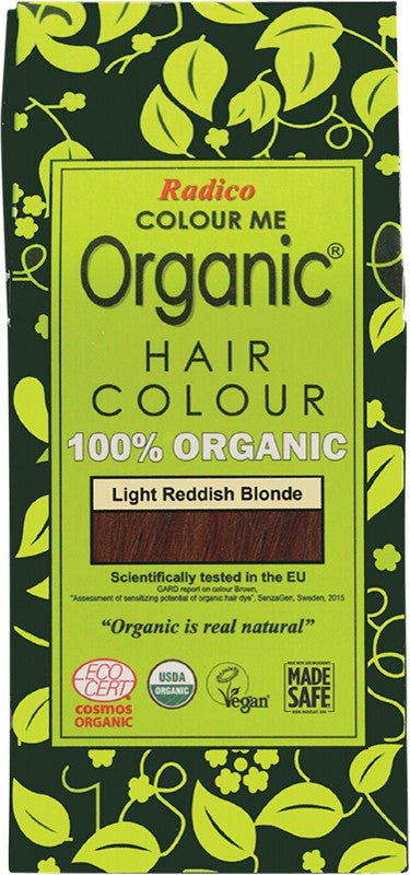 RADICO Colour Me Organic - Hair Colour  Powder - Light Red Blonde 100g