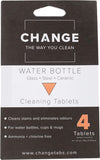 CHANGE Cleaning Tablets  Water Bottle 4 Tabs