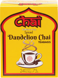 CHAI TEA Spiced Dandelion Chai  Tea Bags 24
