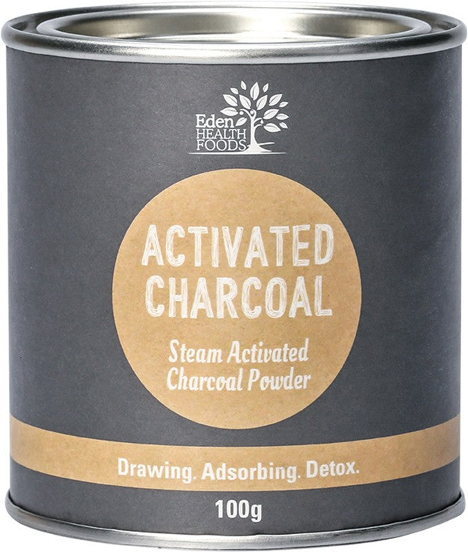 EDEN HEALTHFOODS Activated Charcoal  Steam Activated Charcoal Powder 100g