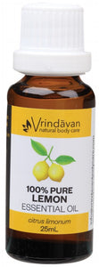 VRINDAVAN Essential Oil (100%)  Lemon 25ml