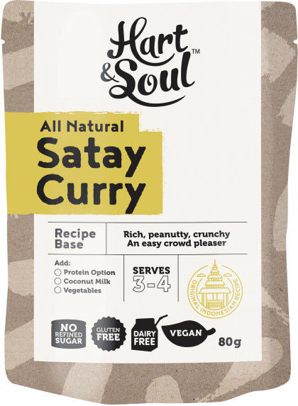 Hart & Soul Chicken Satay Recipe Base 80g