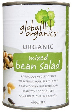 Global Organics Mixed Bean Salad 400gm