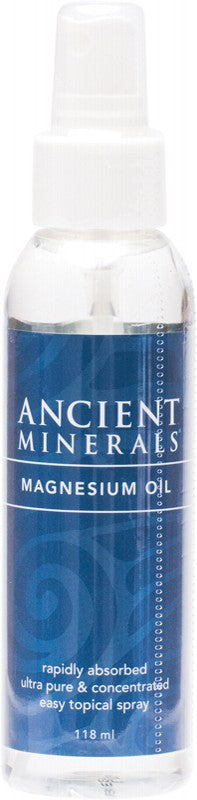 ANCIENT MINERALS Magnesium Oil  Full Strength 118ml