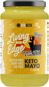VITAWERX Keto Mayo - Living On The Edge  Turmeric, Ginger & Garlic 350ml