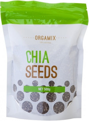 Orgamix Natural Chia Seeds Black G/F 500g