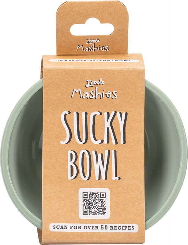 LITTLE MASHIES Silicone Sucky Bowl  Olive 1