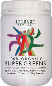SYNERGY ORGANIC Super Greens  Powder 500g