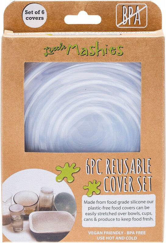 LITTLE MASHIES Reusable Bowl Cover Set  Pack Of 6 6