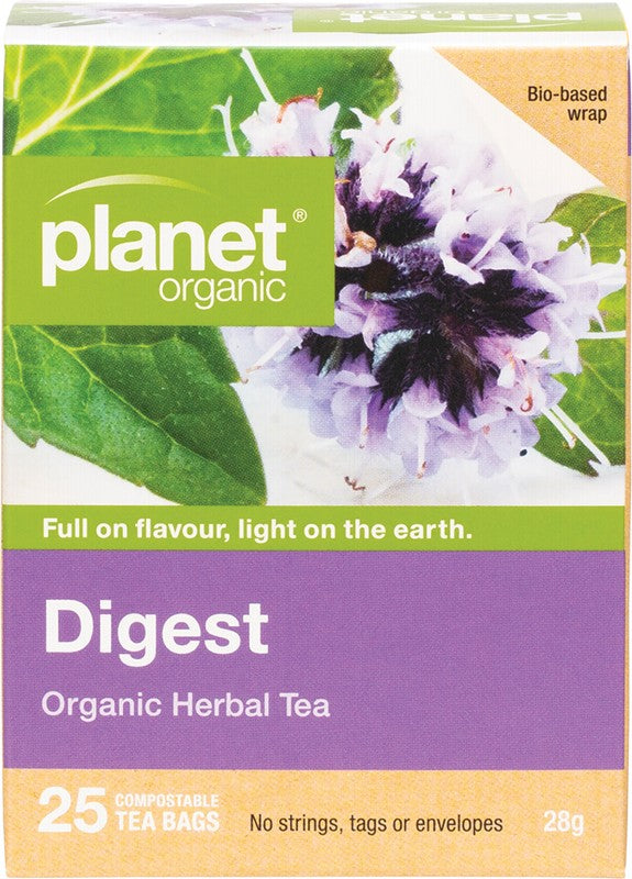 PLANET ORGANIC Herbal Tea Bags  Digest 25