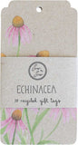 SOW 'N SOW Recycled Gift Tags - 10 Pack  Echinacea 10