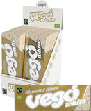 VEGO White Chocolate Bar  Almond Bliss 18x50g