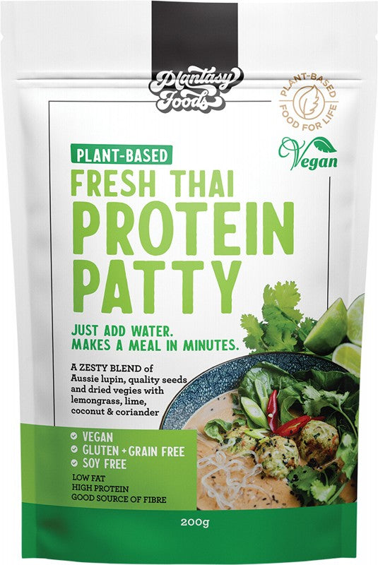 PLANTASY FOODS Protein Patty Mix  Fresh Thai 200g