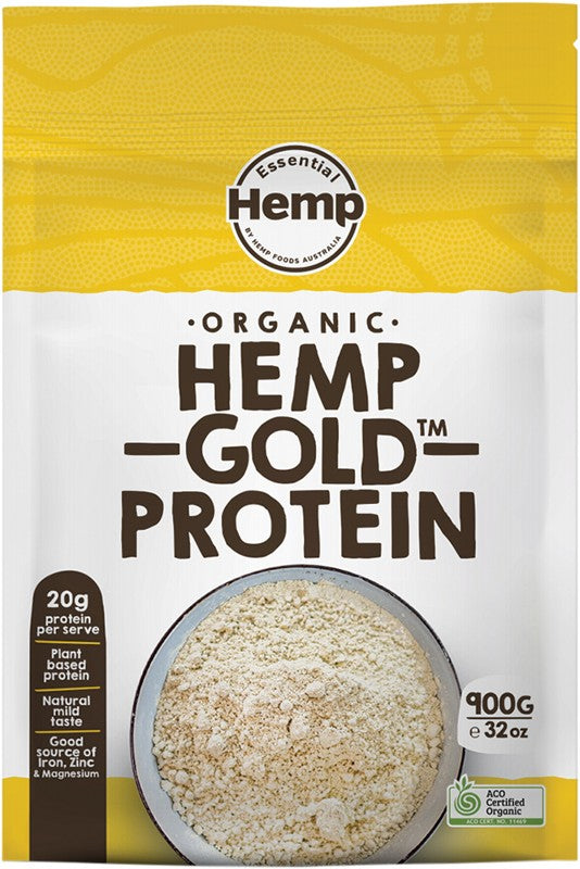 ESSENTIAL HEMP Organic Hemp Gold Protein  Contains Omega 3, 6 & 9 900g