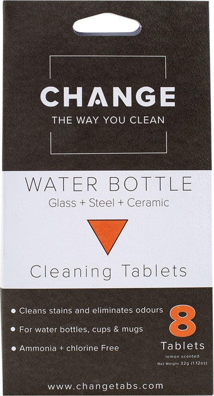 CHANGE Cleaning Tablets  Water Bottle 8 Tabs