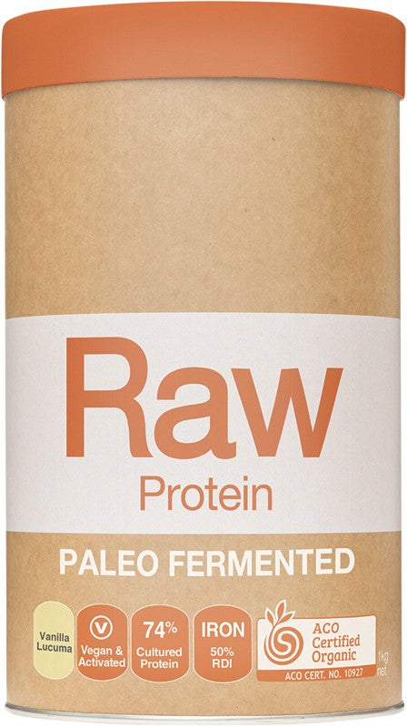 AMAZONIA Raw Protein Paleo Fermented  Vanilla Lucuma 1kg