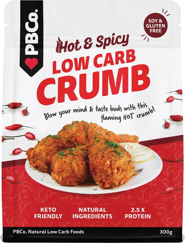 PBCO Low Carb Crumb  Hot & Spicy 300g