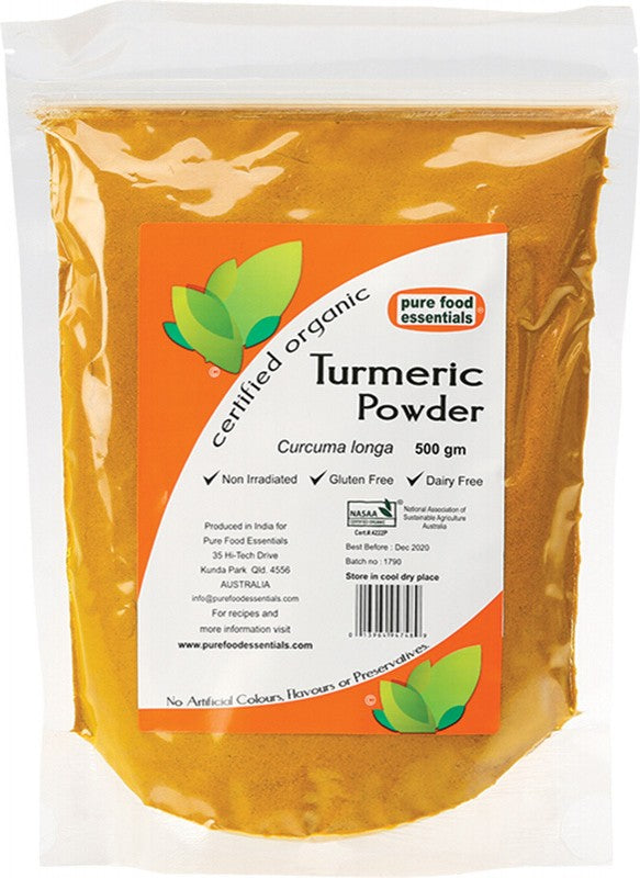 PURE FOOD ESSENTIALS Spices  Turmeric Powder 500g