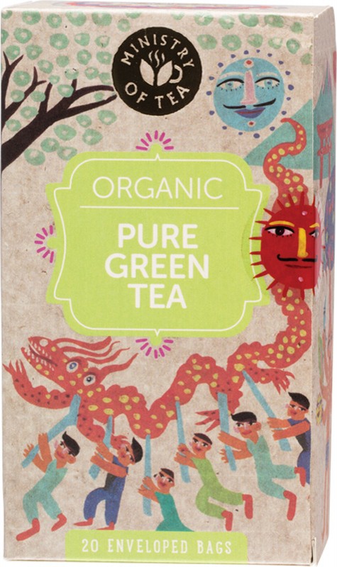 MINISTRY OF TEA Herbal Tea Bags  Pure Green Tea 20