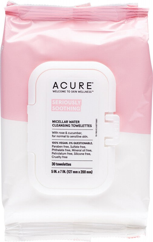 ACURE Seriously Soothing  Micellar Water Towelettes 30