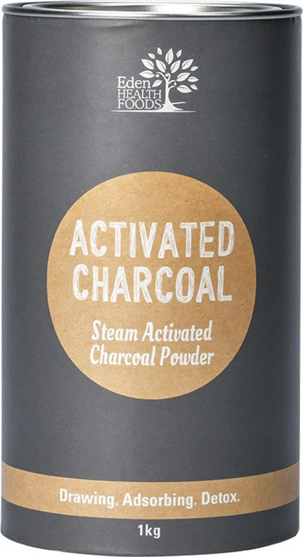 EDEN HEALTHFOODS Activated Charcoal  Steam Activated Charcoal Powder 1kg