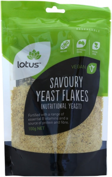 Lotus Savoury Yeast Flakes G/F 100gm