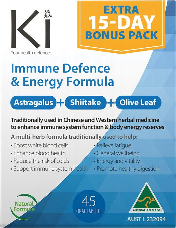 MARTIN & PLEASANCE Ki  Immune Defence & Energy 45Tabs
