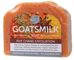 HARMONY SOAPWORKS Goat's Milk Soap  May Chang Exfoliation 140g