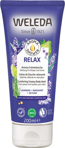 WELEDA Aroma Shower - Body Wash - Relax  Lavender, Bergamot & Vetiver 200ml