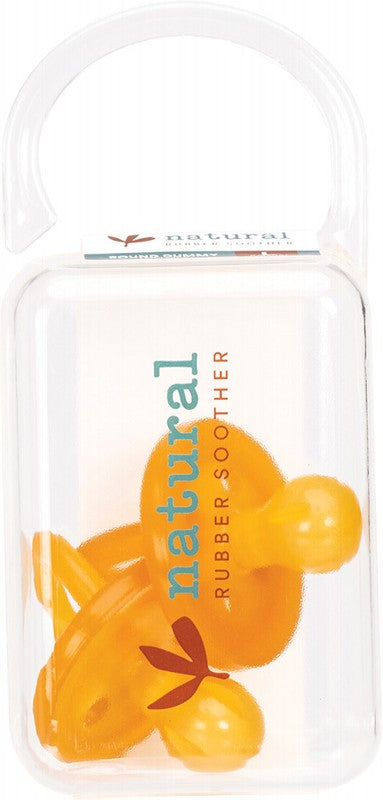 NATURAL RUBBER SOOTHERS Soother - Twin Pack  Large Rounded (6 Mths +) 2