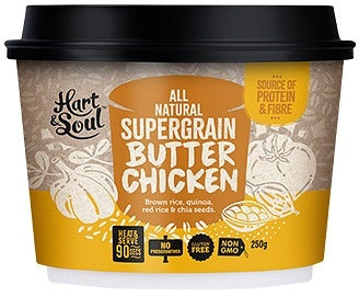 Hart & Soul All Natural Super Grain Butter Chicken Ready Meal G/F 250g
