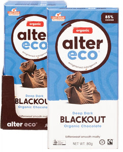 ALTER ECO Chocolate (Organic)  Dark Blackout 12x80g