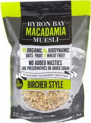 Byron Bay Macadamia Muesli Bircher Style 450g