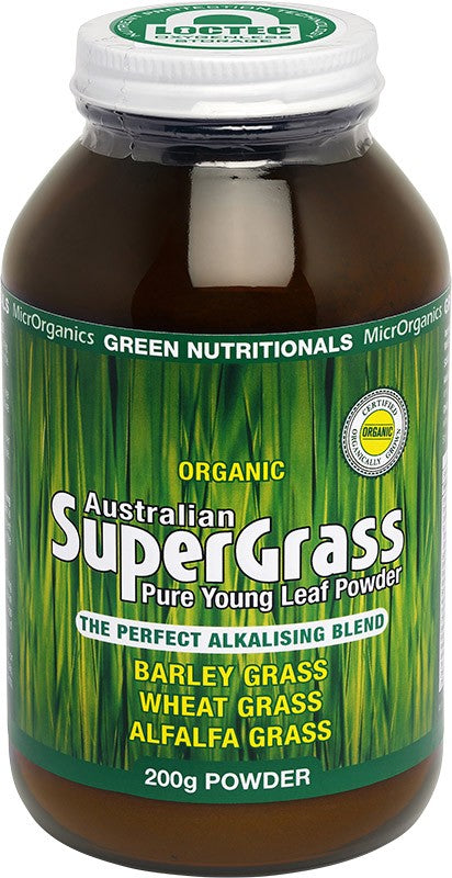 GREEN NUTRITIONALS Organic Supergrass  Powder 200g