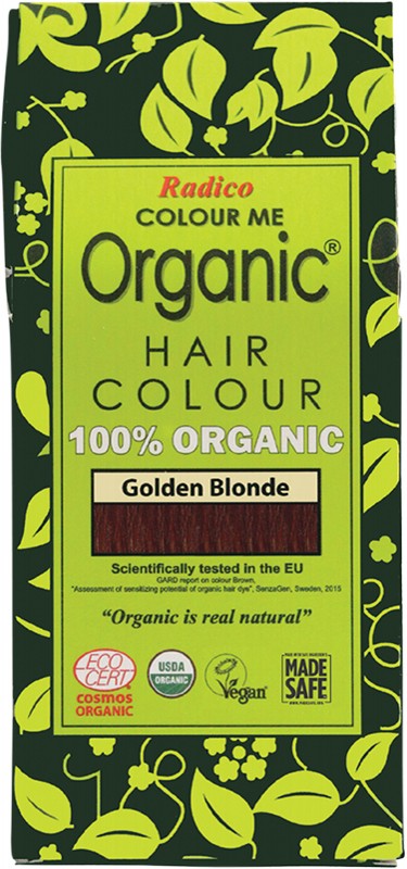 RADICO Colour Me Organic - Hair Colour  Powder - Golden Blonde 100g