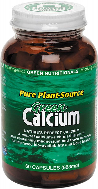 GREEN NUTRITIONALS Green Calcium  Vegan Capsules (600mg) 60