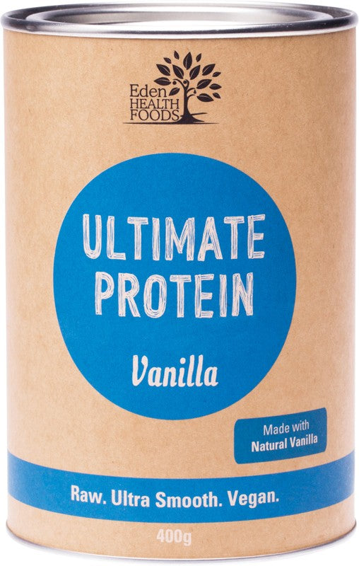 EDEN HEALTHFOODS Ultimate Protein  Sprouted Brown Rice - Vanilla 400g