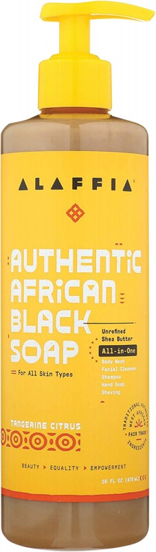 ALAFFIA African Black Soap  All-In-One Tangerine Citrus 476ml