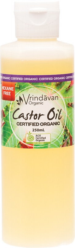 VRINDAVAN Castor Oil  Certified Organic 250ml
