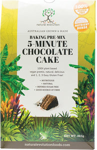 NATURAL EVOLUTION 5-Minute Chocolate Cake Mix 465g