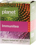 PLANET ORGANIC Herbal Tea Bags  Immunitea 25
