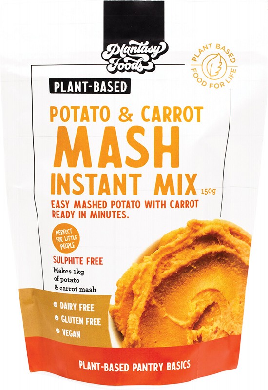 PLANTASY FOODS Potato & Carrot Mash  Instant Mix 150g