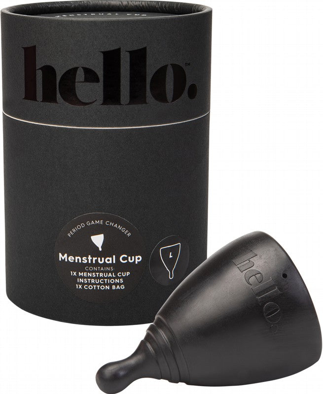 THE HELLO CUP Menstrual Cup - Black  L 1