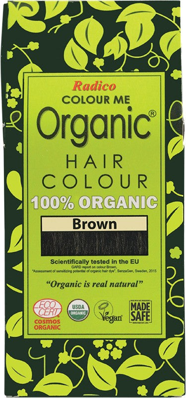 RADICO Colour Me Organic - Hair Colour  Powder - Brown 100g