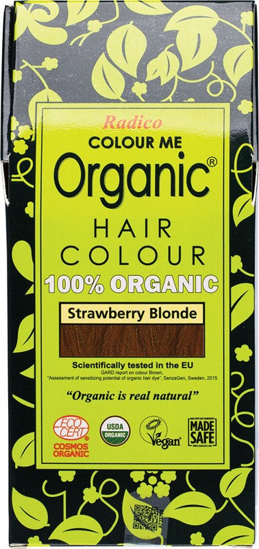 RADICO Colour Me Organic - Hair Colour  Powder - Strawberry Blonde 100g