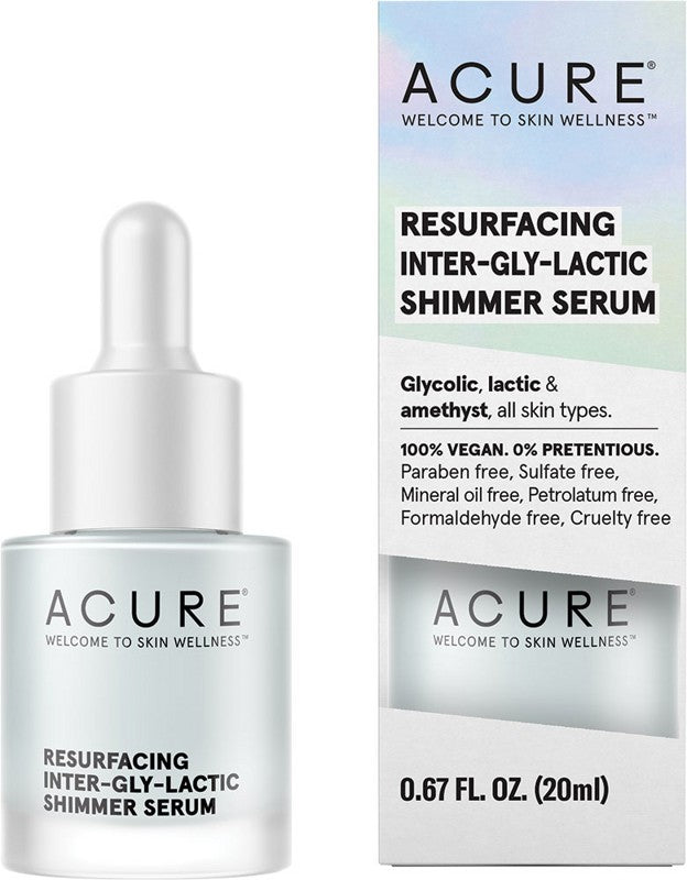 ACURE Resurfacing  Inter-Gly-Lactic Shimmer Serum 20ml