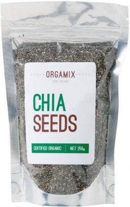 Orgamix Organic Chia Seeds Black G/F 250g