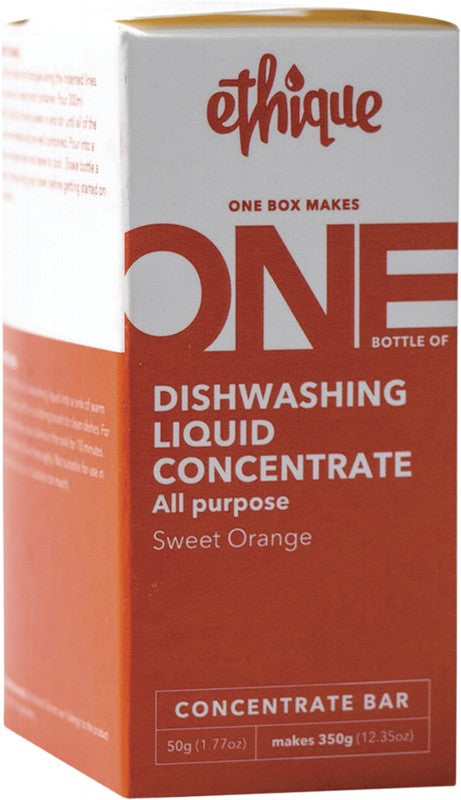 ETHIQUE Dishwashing Liquid  Concentrate - Sweet Orange 50g